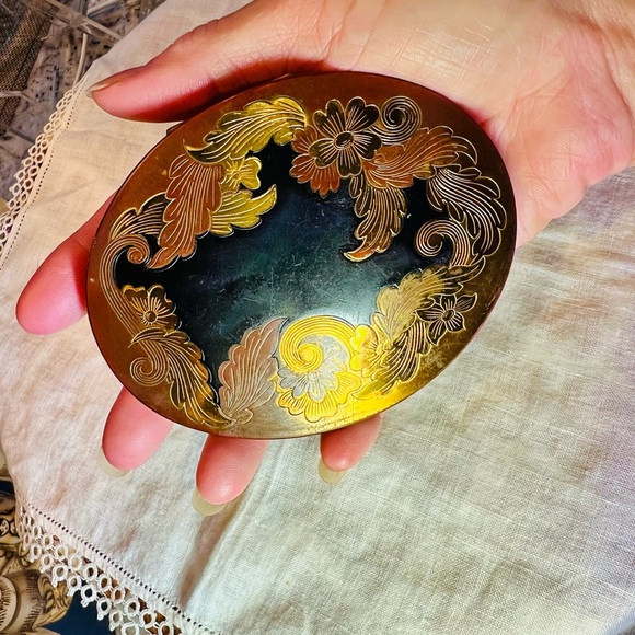 ART DECO antique Powder compact in excellent condition - Picture 7 of 11